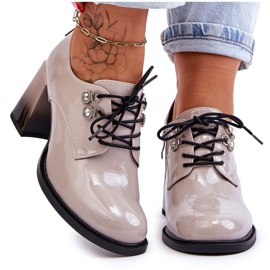 S.Barski Fashionable High Heels Light Gray Darren grey