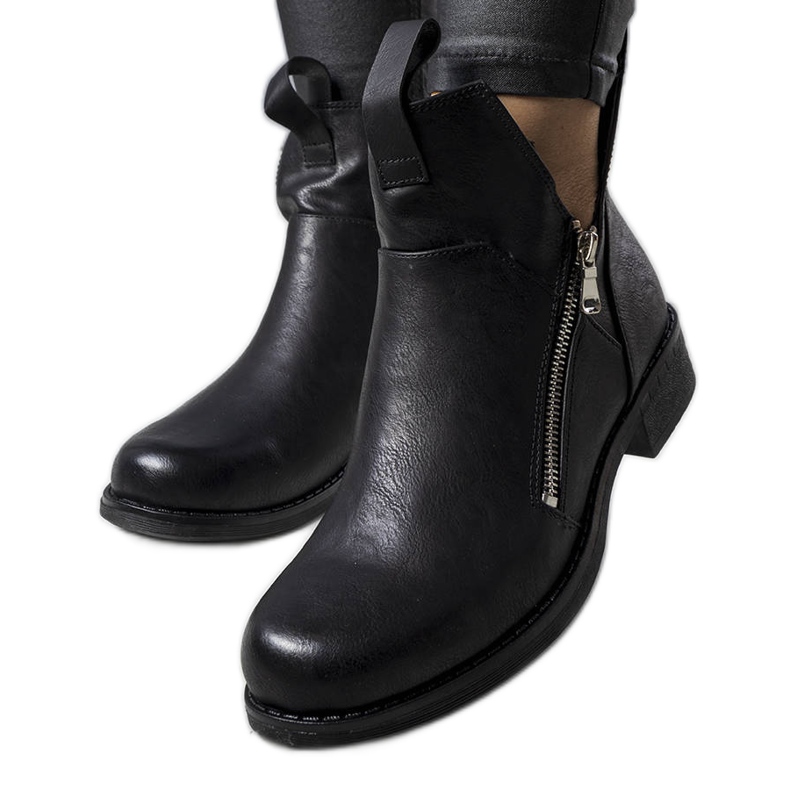 BM Pat black cut-out ankle boots BM Pat black cut-out ankle boots