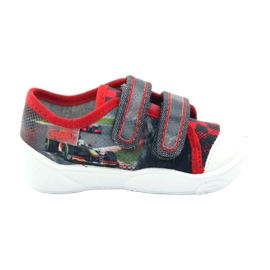 Befado children's shoes, sneakers, slippers 907p093 red grey Befado children's shoes, sneakers, slippers 907p093 red grey