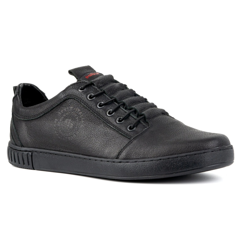 Polbut Men's casual leather shoes 2121/2 black