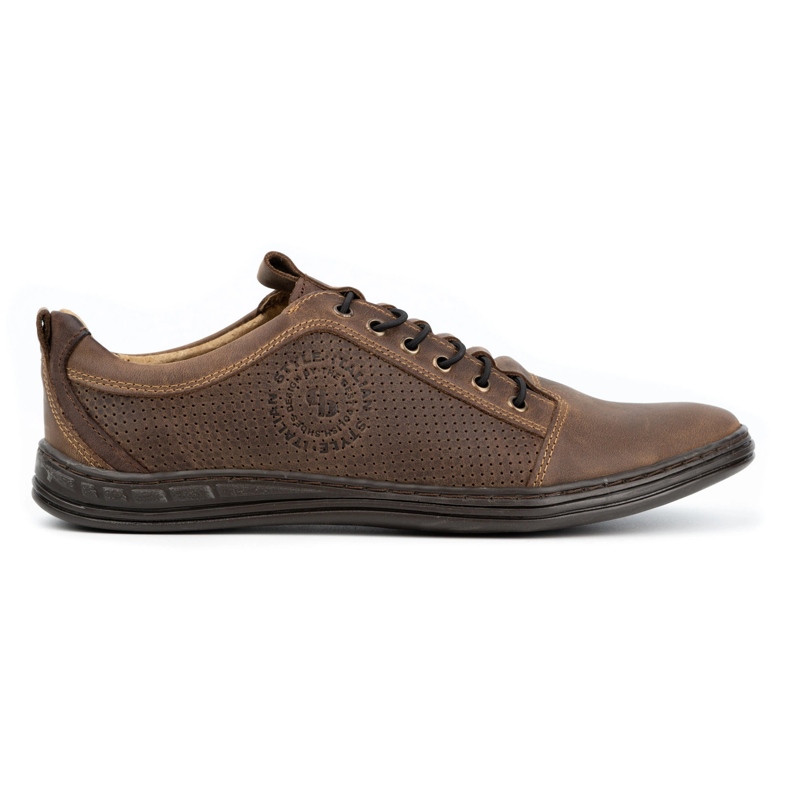 Polbut Men's casual leather shoes 2121p brown Polbut Men's casual leather shoes 2121p brown