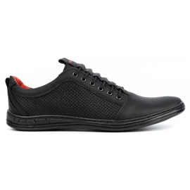 Polbut Men's casual leather shoes 2121p black Polbut Men's casual leather shoes 2121p black