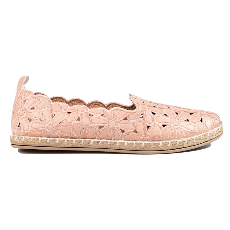 W. Potocki Women's openwork ballerinas Potocki beige