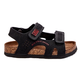 Children's Light Velcro Sandals Big Star LL374141 Black