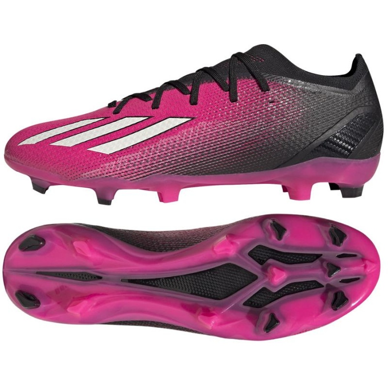 Adidas X Speedportal.2 Fg M GV9563 soccer shoes pink roses and purples