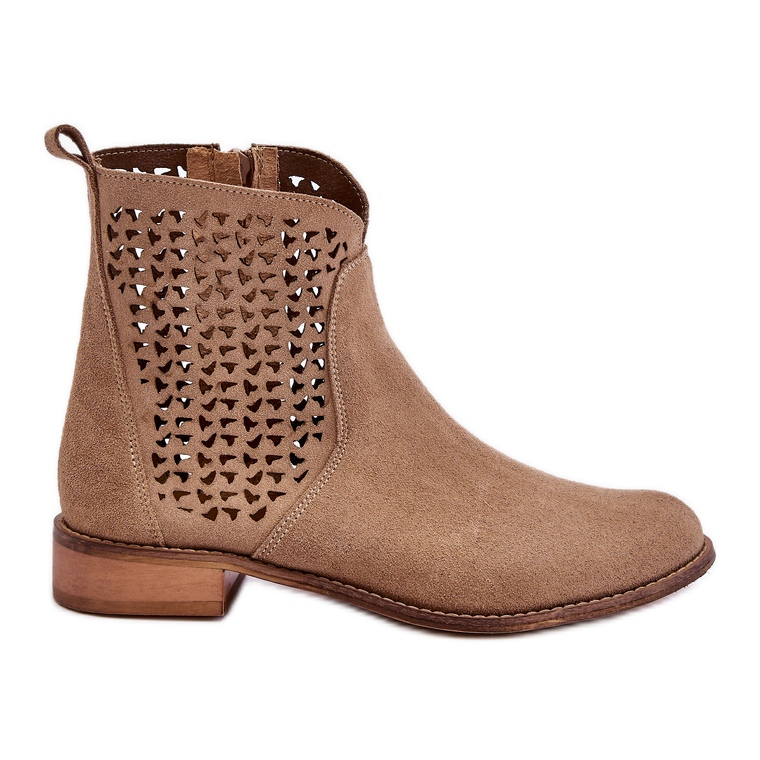 Suede boots Nicole 2791/023 Dark beige Suede boots Nicole 2791/023 Dark beige
