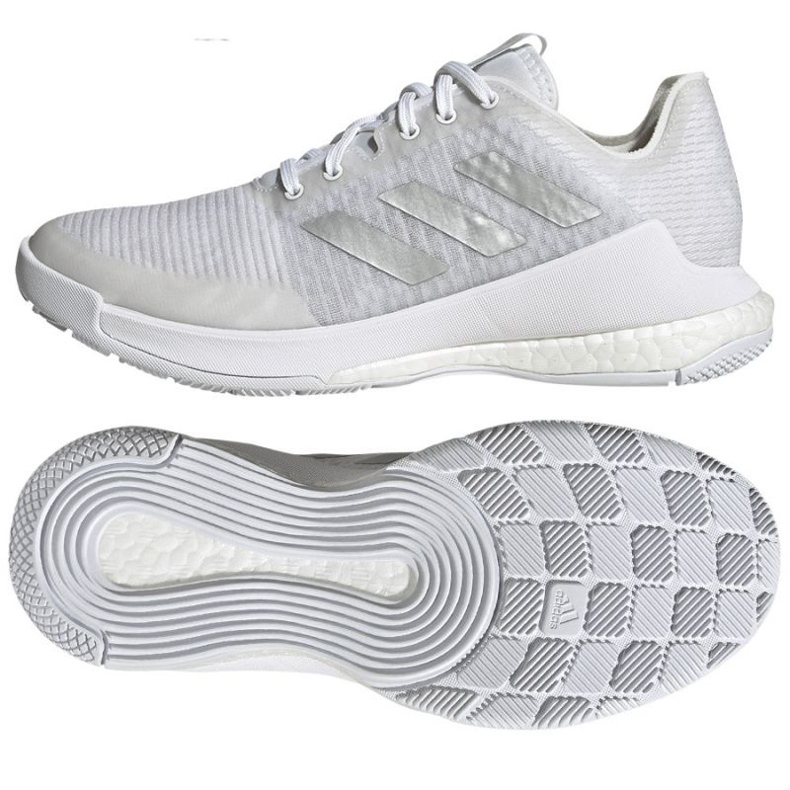 Volleyball shoes adidas CrazyFlight W HR0635 white white Volleyball shoes adidas CrazyFlight W HR0635 white white