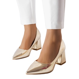 Fanchon gold pumps golden