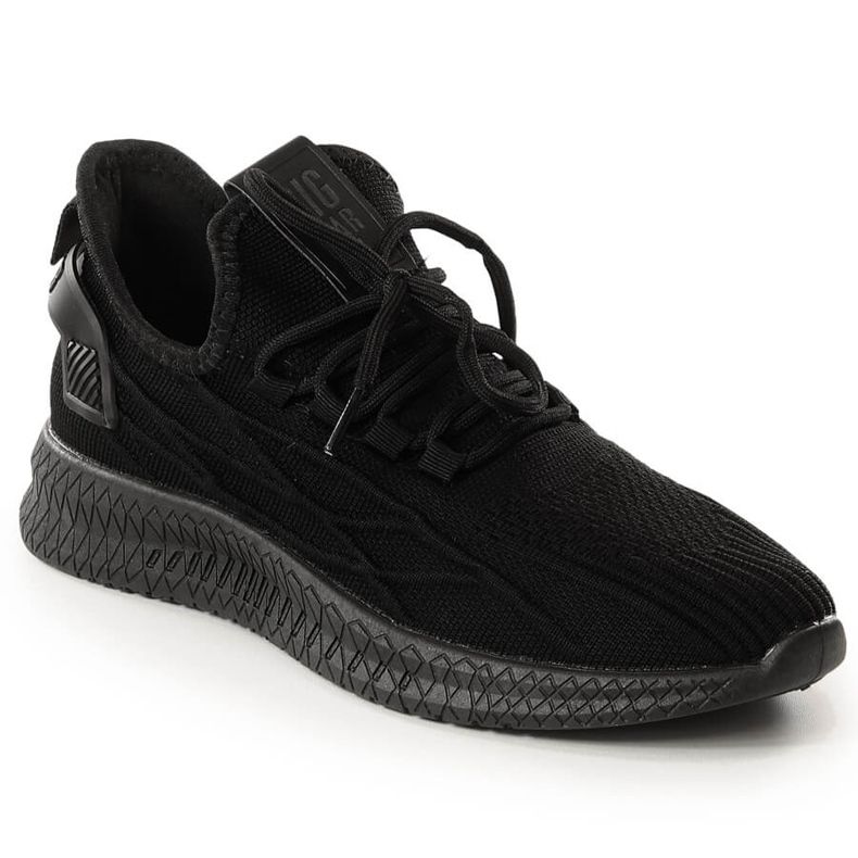 Black sports slip-on shoes Big Star LL274711