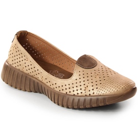Women's beige openwork shoes Jezzi RMR2270-4 Women's beige openwork shoes Jezzi RMR2270-4