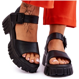 Vinceza Women's Leather Flat Sandals Black Dean Vinceza Women's Leather Flat Sandals Black Dean