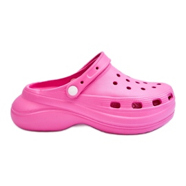 Women's Foam Slippers Crocs Dark Pink Coline