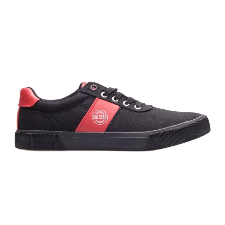Big Star men's sneakers JJ174255 black red