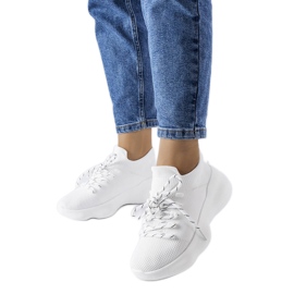 White textile trainers from Lavallée White textile trainers from Lavallée