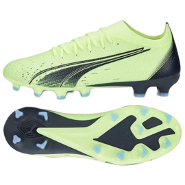 Puma Ultra Match FG/MG M 106900 01 football shoes aquamarine green