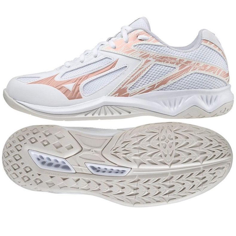 Mizuno Thunder Blade 3 W volleyball shoes V1GC217036 white white