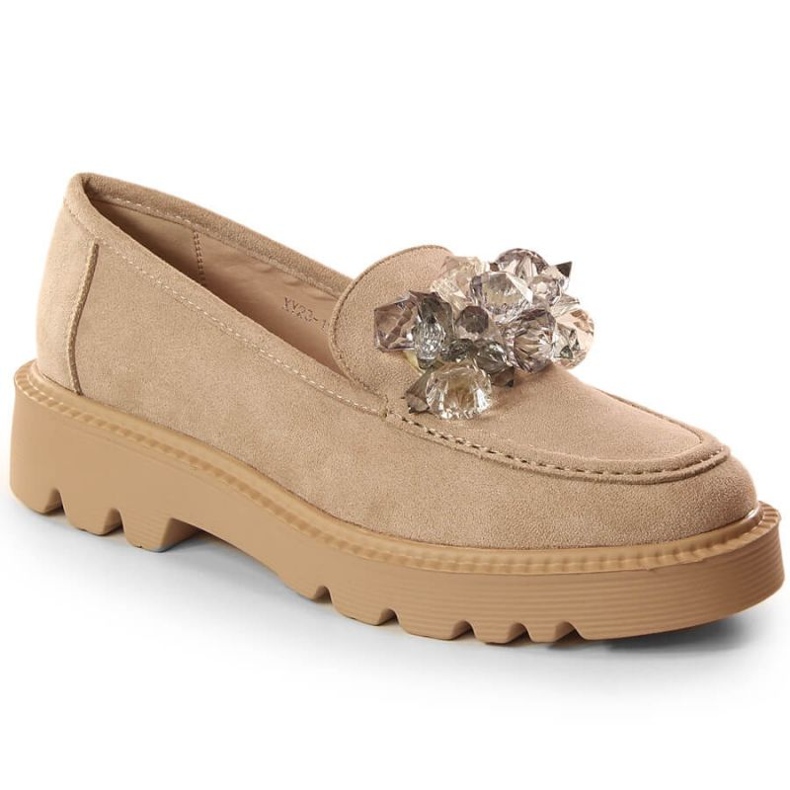 Vinceza shoes with crystals W 10863 JAN201A beige