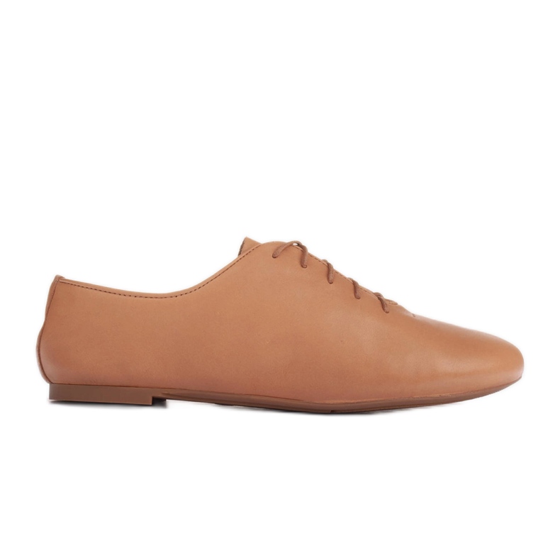 Marco Shoes Ballerinas made of delicate grain leather brown Marco Shoes Ballerinas made of delicate grain leather brown