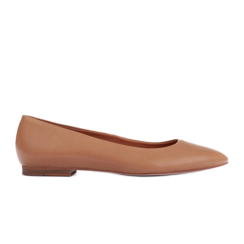 Marco Shoes Soft leather ballerinas brown Marco Shoes Soft leather ballerinas brown