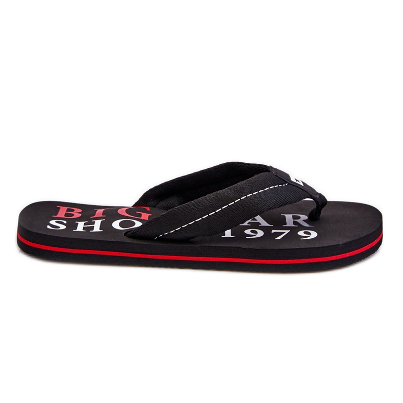 Men's Flip Flops Big Star LL174614 Black
