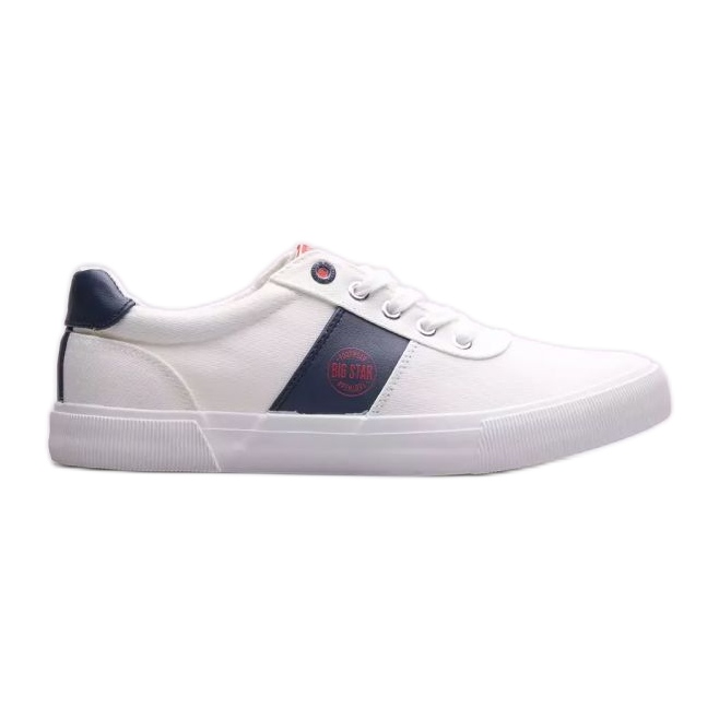 Big Star M JJ174253 shoes white navy blue Big Star M JJ174253 shoes white navy blue