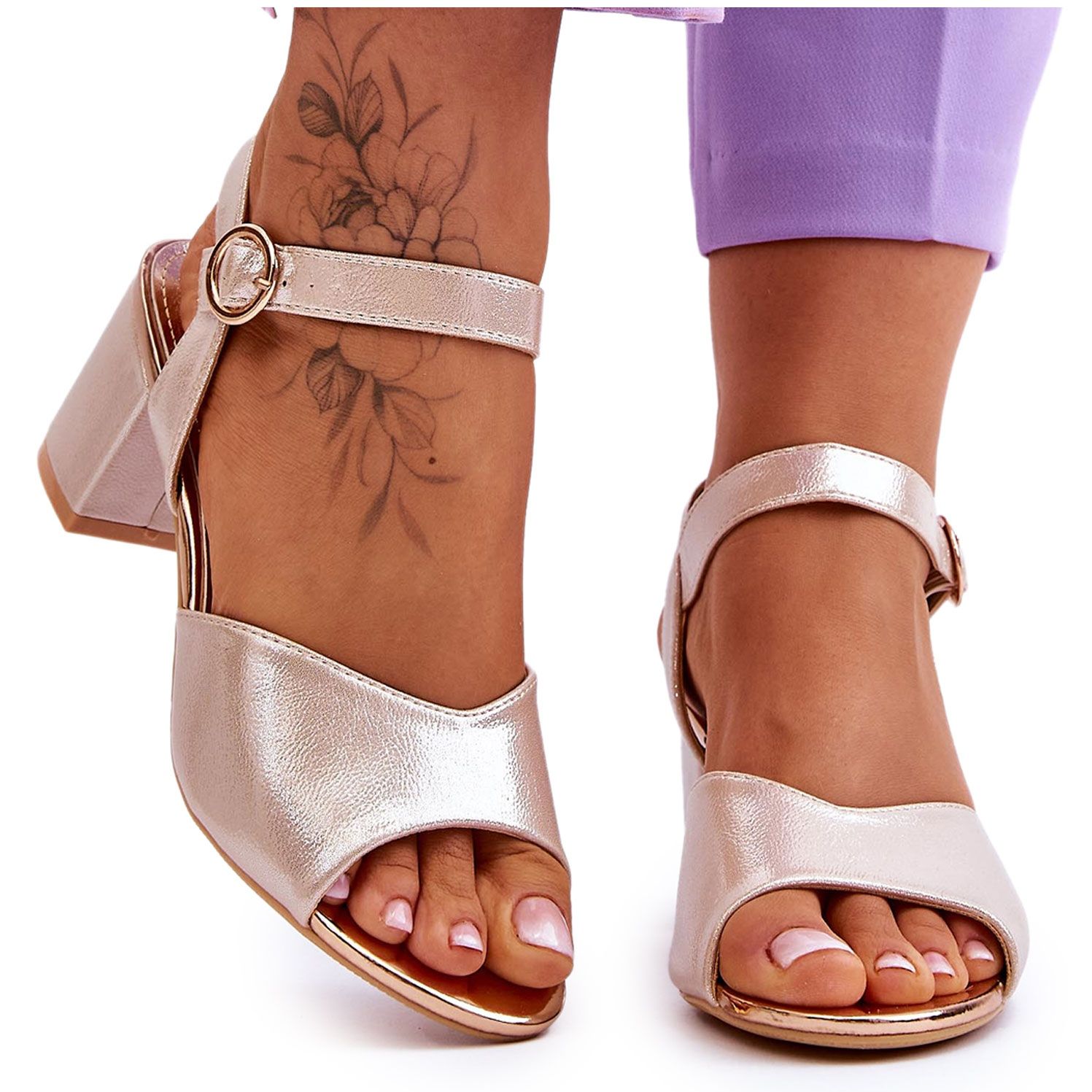 Comfortable store gold sandals