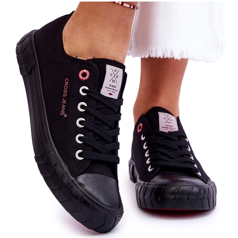 Classic Women's Sneakers Cross Jeans LL2R4051 Black Classic Women's Sneakers Cross Jeans LL2R4051 Black