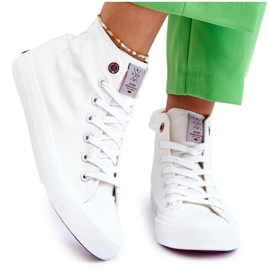 Women's Classic High Sneakers Cross Jeans LL2R4086C White Women's Classic High Sneakers Cross Jeans LL2R4086C White