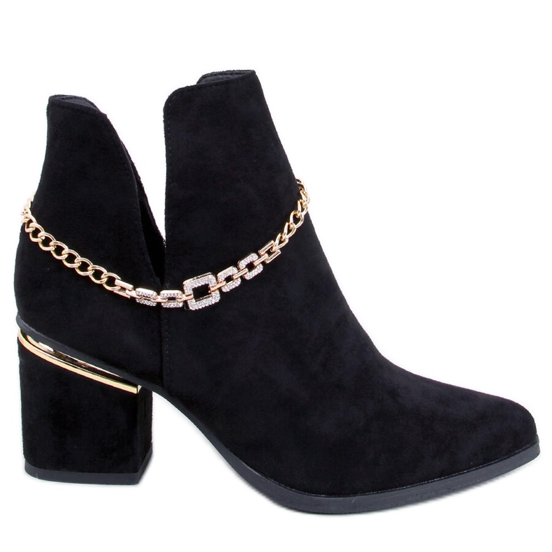 BM Virginia Black spring heeled boots