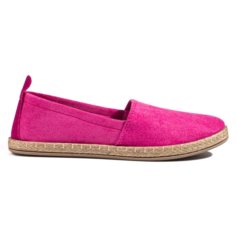 W. Potocki Women's pink suede espadrilles Potocki