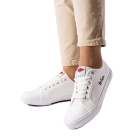 Lee Cooper LCW 23 44 1648L white sneakers KeeShoes