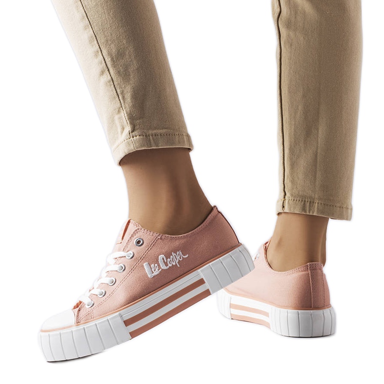 Lee Cooper LCW-23-31-1804L pink sneakers