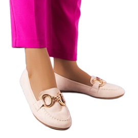 Beige classic moccasins from Pitre Beige classic moccasins from Pitre