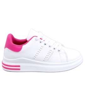 Maes Rose wedge sneakers white