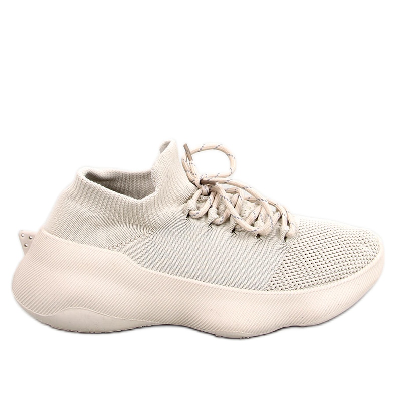 Callens Beige sock sneakers