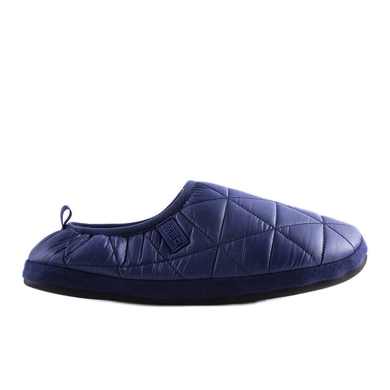 Navy blue insulated Big Star slippers KK174364 Navy blue insulated Big Star slippers KK174364