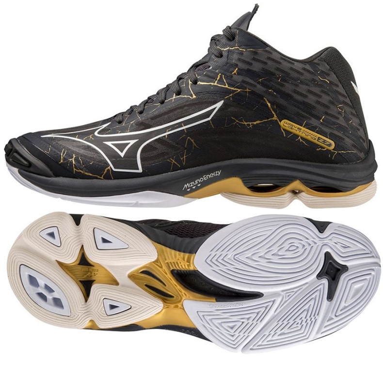 Shoes Mizuno Wave Lighting Z7 Mid M V1GA225041 black black