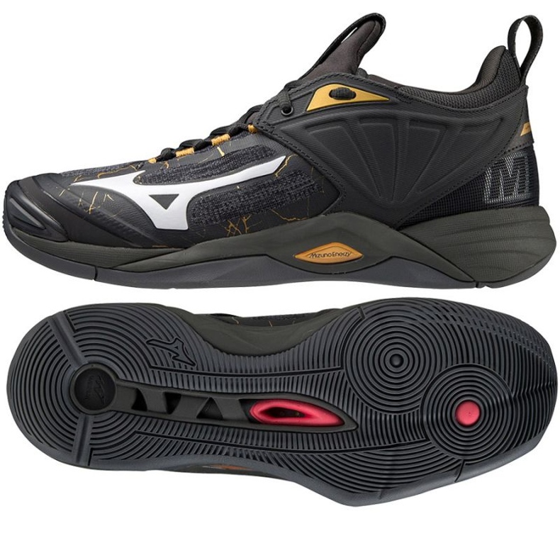 Mizuno Wave Momentum 2 M V1GA211241 shoes black black