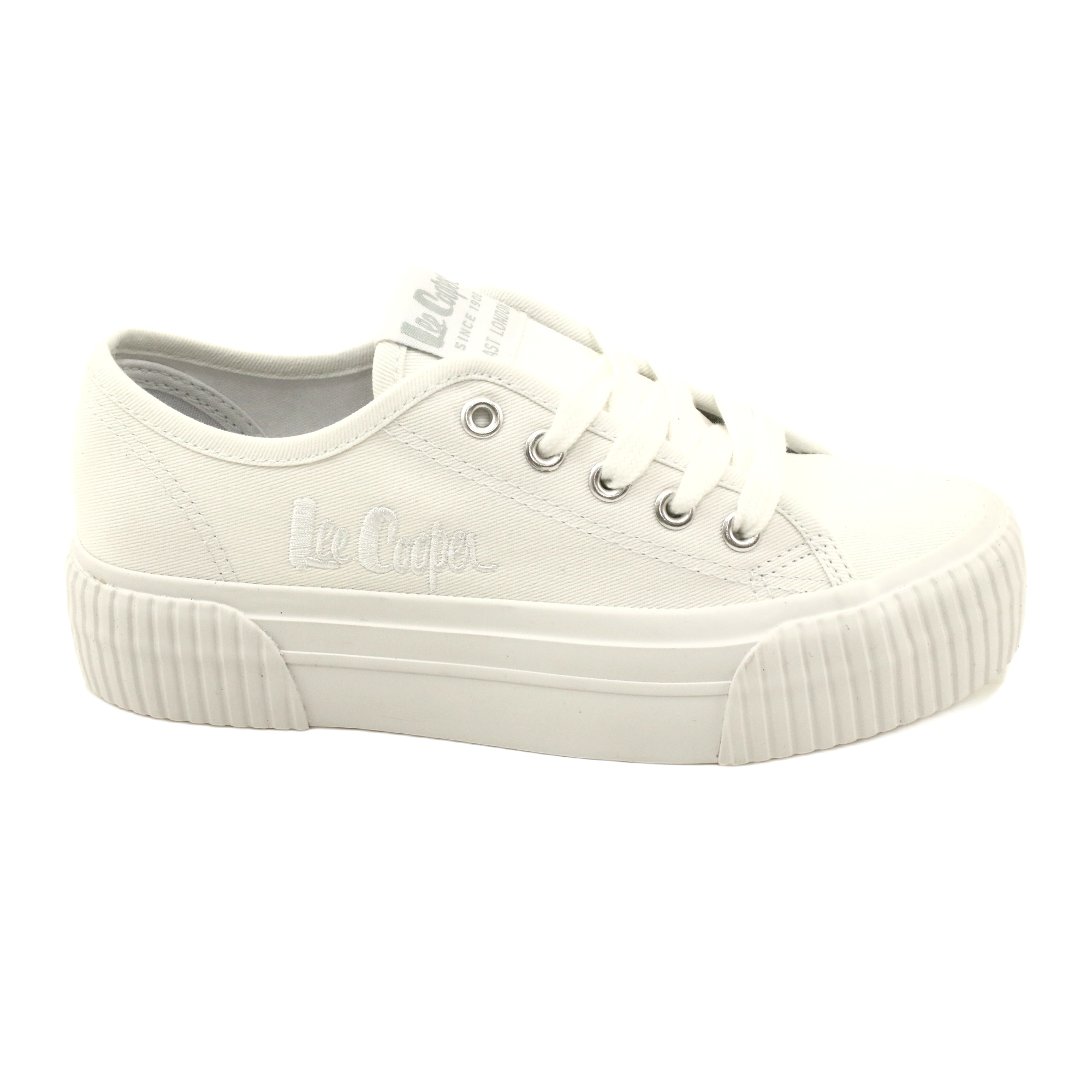 Thick Sole Sneakers Lee Cooper LCW-23-31-1780L white - KeeShoes