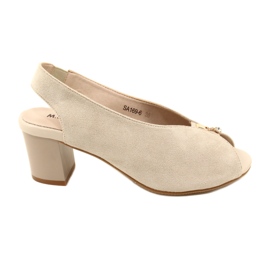 Sandals On The Post Daszyński SA169-6 beige