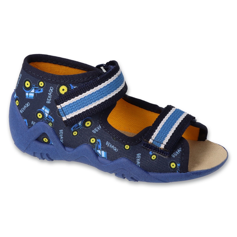 Befado yellow children's shoes 350P039 blue