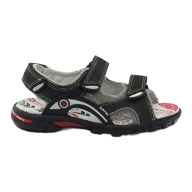 Bartek Sandals Leather Sports Boys 19108 Black