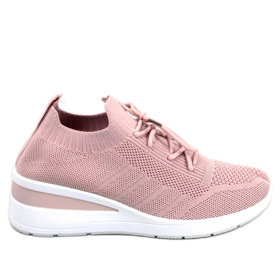PA1 Croft Pink Hidden Wedge Trainers