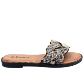 PA1 Magali Black zirconia sliders