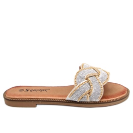 Seastar Magali Silver rhinestone sliders Seastar Magali Silver rhinestone sliders