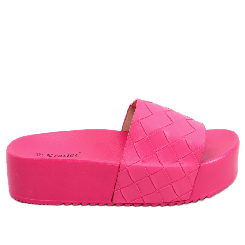 PA1 High-soled sandals from Morlet Fuchsia pink