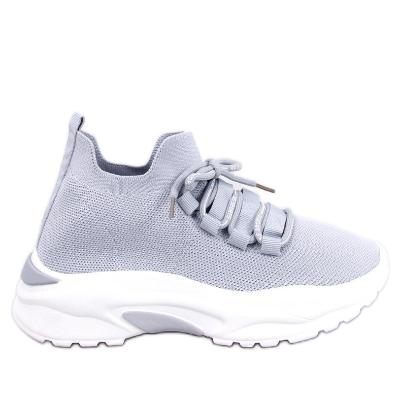 Vesco Gray sock sports shoes grey
