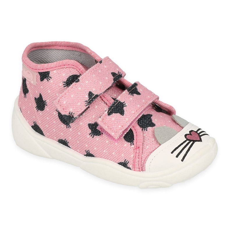 Befado children's shoes 212P077 black pink silver