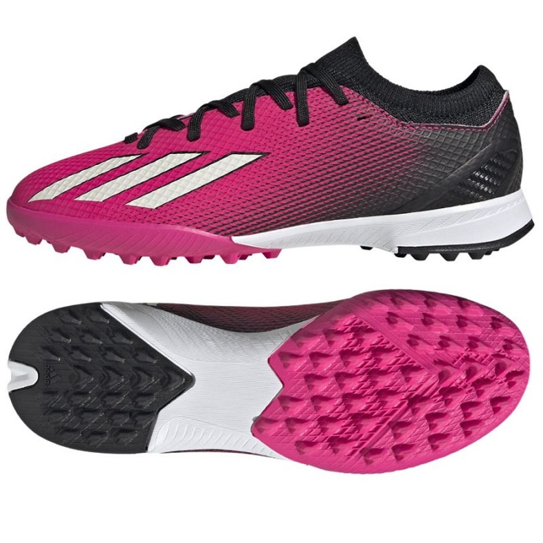 Adidas X Speedportal.3 Tf Jr GZ2465 football shoes pink roses and purples