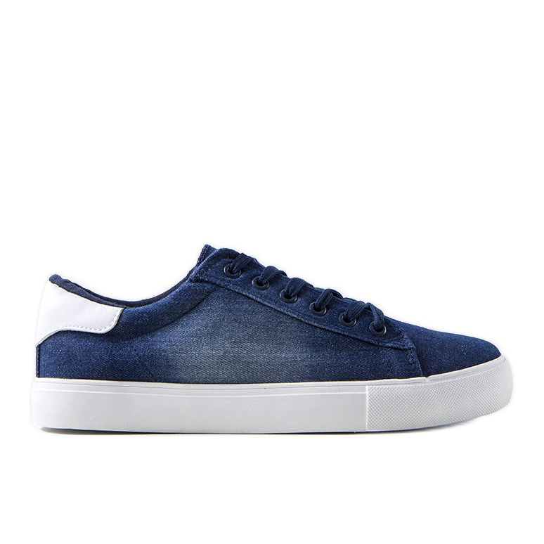 BM Cinq men's navy blue sneakers
